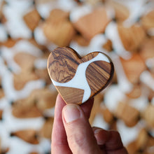 Load image into Gallery viewer, Reclaimed Olive &amp; Resin Hearts