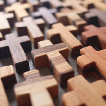 Load image into Gallery viewer, Handmade Wooden Pocket Crosses