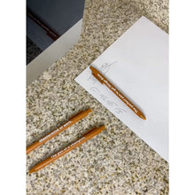 Load image into Gallery viewer, Mastermind At Work Pen 🏆 | Gel Click Pen in Caramel