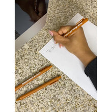 Load image into Gallery viewer, Mastermind At Work Pen 🏆 | Gel Click Pen in Caramel