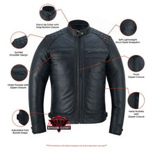 Load image into Gallery viewer, Men's Faux Leather Fashion Jacket