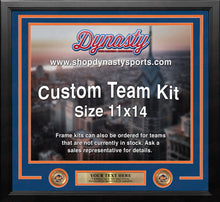 Load image into Gallery viewer, New York Mets Custom MLB Baseball 11x14 Picture Frame Kit (Multiple Colors)