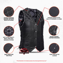Load image into Gallery viewer, Velrik Men’s Leather Vest