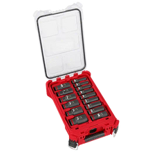 Load image into Gallery viewer, Milwaukee 49-66-6802 SHOCKWAVE Impact Duty™ Socket 1/2” Dr 15PC SAE PACKOUT Set