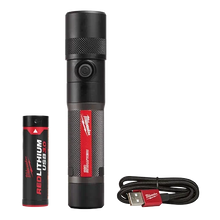 Load image into Gallery viewer, Milwaukee 2161-21 Redlithium™ USB 1100L Twist Focus Flashlight