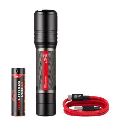 Milwaukee 2162-21 REDLITHIUM USB 2,000L Slide Focus Flashlight