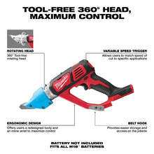 Load image into Gallery viewer, Milwaukee 2636-20 M18™ 14 Gauge Double Cut Shear (Tool Only)