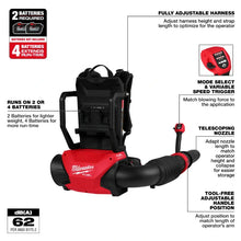Load image into Gallery viewer, Milwaukee 3009-20 M18 FUEL™ Dual Battery Backpack Blower (Tool Only)
