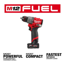 Load image into Gallery viewer, Milwaukee 3404-22  M12 FUEL™ 1/2" Hammer Drill/Driver Kit