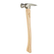 Load image into Gallery viewer, Milwaukee 48-22-9419 19oz Milled Face Hickory Handle Framing Hammer
