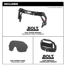 Load image into Gallery viewer, Milwaukee 48-73-1416 BOLT™ Eye Visor - Tinted Dual Coat Lens (Compatible with Milwaukee® Safety Helmets)