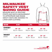 Load image into Gallery viewer, Milwaukee Class 2 High Visibility Orange Performance Safety Vest
