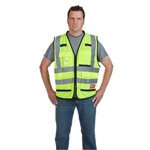 Load image into Gallery viewer, Milwaukee Class 2 High Visibility Yellow Performance Safety Vest