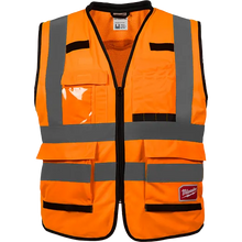 Load image into Gallery viewer, Milwaukee Class 2 High Visibility Orange Performance Safety Vest