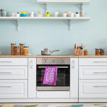 Load image into Gallery viewer, Missy Elliott-Inspired Get Your Dry On Tea Kitchen Towel | Cotton Flour Sack Dish Cloth | 21&quot; x 28&quot;