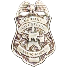 Load image into Gallery viewer, PBX-009-C Montana Livestock Association Yellowstone Commissioner Dutton lapel pin
