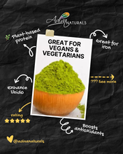 Load image into Gallery viewer, Moringa 60 Capsules [Plant-based protein and iron] Great for Vegans &amp; Vegetarians