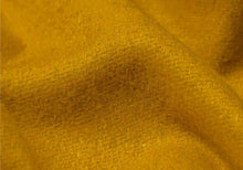 Load image into Gallery viewer, Brown Wool Curtains With Leather Ties and Trim Curtain