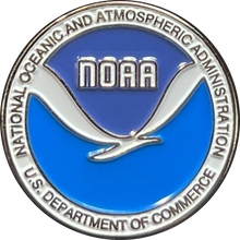 Load image into Gallery viewer, GL4-019 NOAA National Oceanic Atmospheric Administration Department of Commerce lapel pin