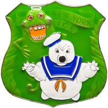 Load image into Gallery viewer, GL12-004 NYPD Slimer No Ghost Challenge Coin New York City Police Buster
