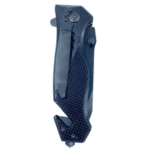 Load image into Gallery viewer, UAS FAA Commercial Drone Pilot Knife 3-in-1 Military Tactical Rescue knife tool with Seatbelt Cutter Steel Serrated Blade Glass Breaker