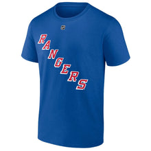 Load image into Gallery viewer, Patrick Kane New York Rangers Authentic Stack Name &amp; Number T-Shirt - Blue