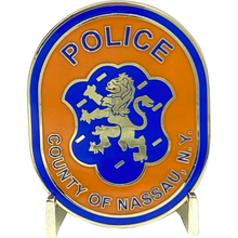 Load image into Gallery viewer, DD-012 LI Nassau County Police Department Long island Dept. Challenge Coin thin blue line NCPD