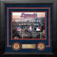Load image into Gallery viewer, Washington Nationals Custom MLB Baseball 11x14 Picture Frame Kit (Multiple Colors)