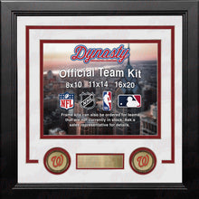 Load image into Gallery viewer, Washington Nationals Custom MLB Baseball 11x14 Picture Frame Kit (Multiple Colors)