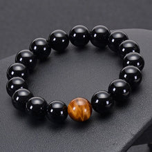 Load image into Gallery viewer, Obsidian Bravery and Protection Bracelet