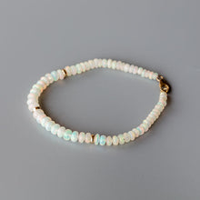 Load image into Gallery viewer, Ethiopian Opal Beaded Bracelet in 14K Yellow Gold