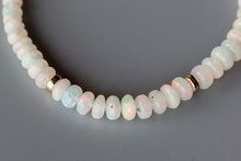 Load image into Gallery viewer, Ethiopian Opal Beaded Bracelet in 14K Yellow Gold