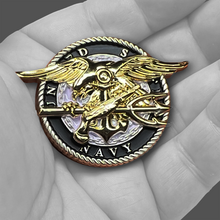 Load image into Gallery viewer, GL2-010 United States Navy Seals Trident Seal Team 6 USN Challenge Coin