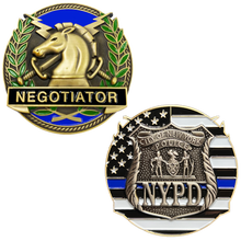 Load image into Gallery viewer, GL13-008 NYPD New York City Police Negotiator Challenge Coin Negotiator