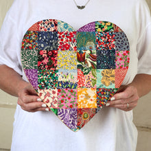 Load image into Gallery viewer, Fabric-Faced Pallet Hearts