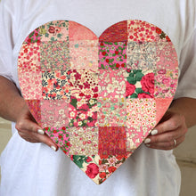 Load image into Gallery viewer, Fabric-Faced Pallet Hearts