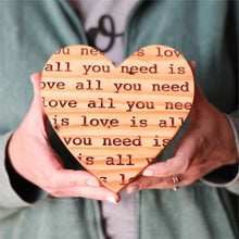 Load image into Gallery viewer, All You Need Is Love Pallet Wood Hearts
