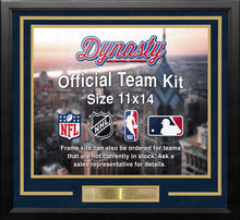 Load image into Gallery viewer, Milwaukee Brewers Custom MLB Baseball 11x14 Picture Frame Kit (Multiple Colors)