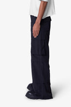 Load image into Gallery viewer, Nylon Rave Cargo Pants - Black