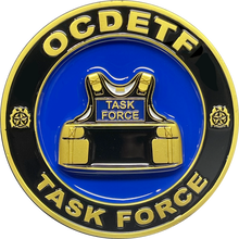 Load image into Gallery viewer, BL17-006 OCDETF Organized Crime DEA Task Force Federal Agent Challenge Coin FBI ATF HSI Police