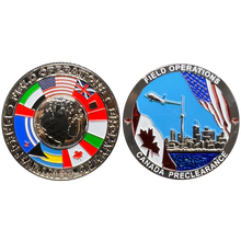 Load image into Gallery viewer, DL8-06 CBP OFO Field Operations Canada Preclearance Field Ops Challenge Coin CBPO Officer