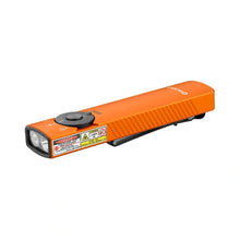 Load image into Gallery viewer, OLIGHT ARKFELDPRO3ROGV3 Arkfeld Pro Flat EDC Flashlight with LED Light UV and Laser - Orange