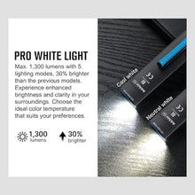 Load image into Gallery viewer, OLIGHT ARKFELDPRO3RBKCWV3 Arkfeld Pro Flat EDC Flashlight with LED Light UV and Laser - Black