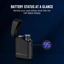 Load image into Gallery viewer, OLIGHT BATON4KITBK Baton 4 Powerful EDC Flashlight 1300 Lumens - Black - Premium (With Charging Case)