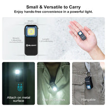 Load image into Gallery viewer, OLIGHT OCLIPBK Oclip Clip Light with White and Red Light - Black