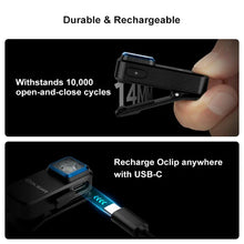 Load image into Gallery viewer, OLIGHT OCLIPBK Oclip Clip Light with White and Red Light - Black