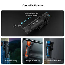 Load image into Gallery viewer, OLIGHT SEEKER4PROOG Seeker 4 Pro High Power Flashlight - Orange CW(5700~7000K)