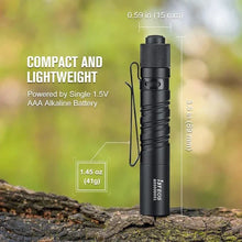 Load image into Gallery viewer, OLIGHT I3TEOSBK i3T EOS Small Flashlight - Black