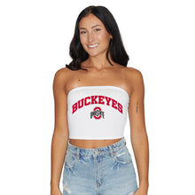 Load image into Gallery viewer, Ohio State OSU Buckeyes White Tube Top