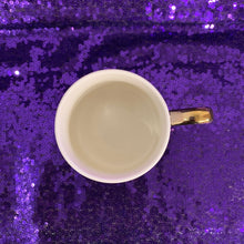 Load image into Gallery viewer, Of Course I'm Still Watching Netflix Themed Funny Tapered Mug | 11 oz | White and Blue Watercolor